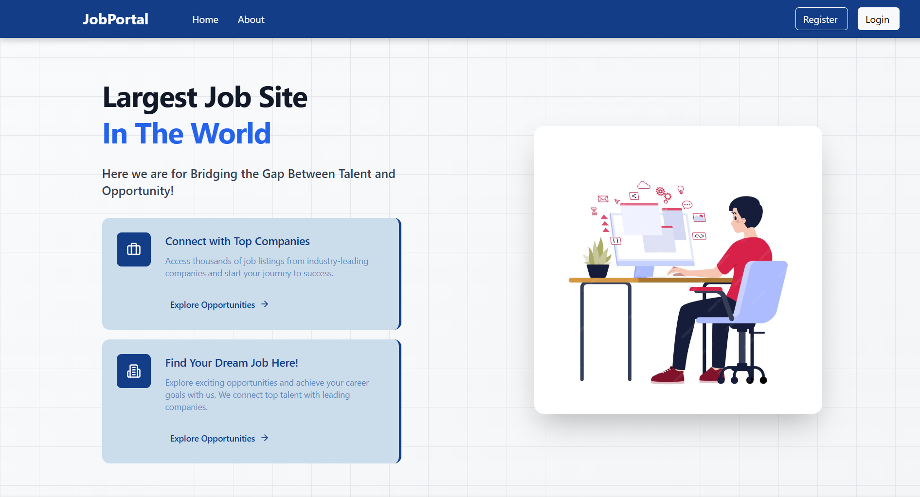 Job Portal - Recruitment management platform project screenshot